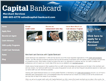 Tablet Screenshot of capital-bankcard.com